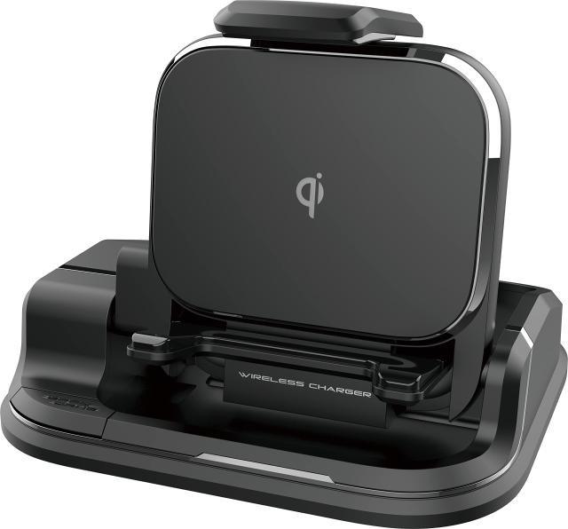 カシムラ(Kashimura) エンジンONで自動ヘッドアップ ! ワイヤレス充電 ＆ 電動ホルダー NKW-35