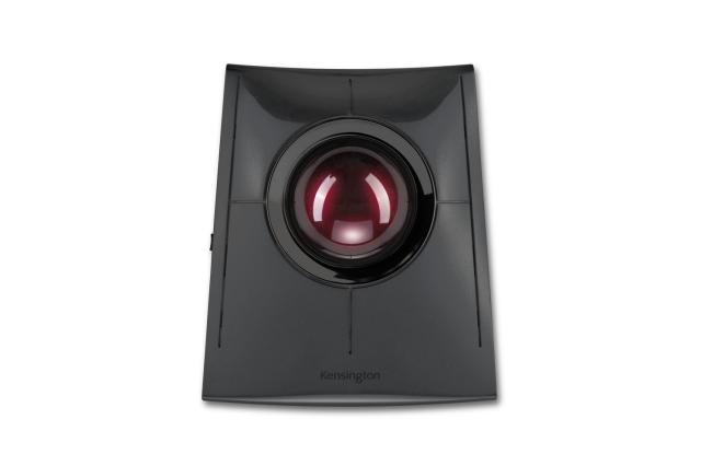 Kensington ケンジントン Slimblade Pro ワイヤレストラックボール 4ボタン 左右対称デザイン 55？ボール 有線接続 2.4GHzワイヤレス接続