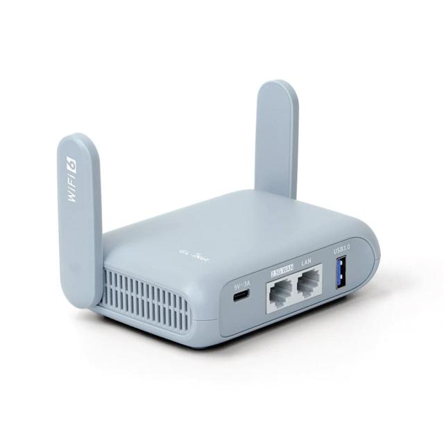 GL.iNet WiFi6 トラベル ルーター VPN 無線LANルーター 2.5Gbps WANポート ギガビット AdGuard Home |VPN Client |OpenVPN |Wireguard WP