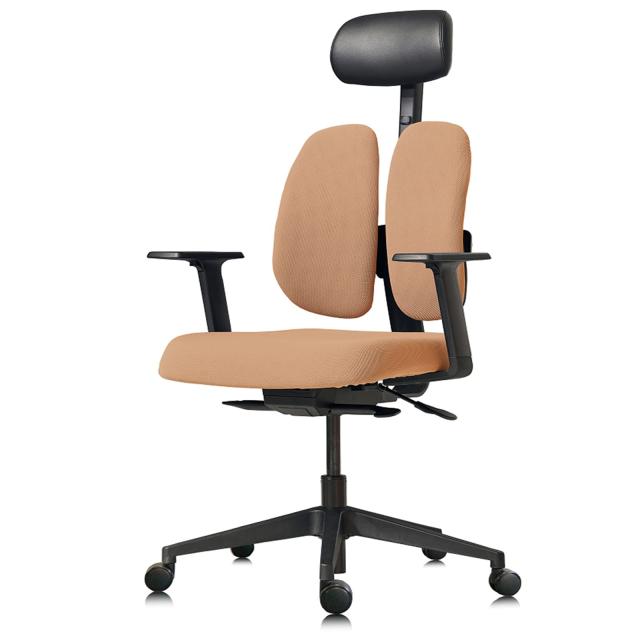 デュオレスト ゲーミングチェア オフィスチェア ベージュ パソコンチェア 【可動肘】 リクライニング 姿勢サポート NEXT1