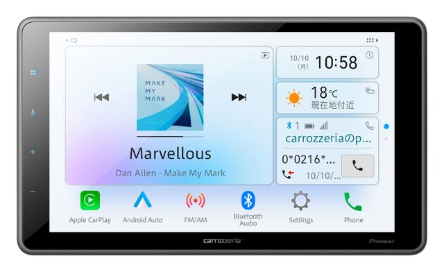 パイオニア ディスプレイオーディオ DMH-SF500 9インチ フローティング 1DIN AppleCarPlay AndroidAuto?対応 Bluetooth USB iPod iPhone