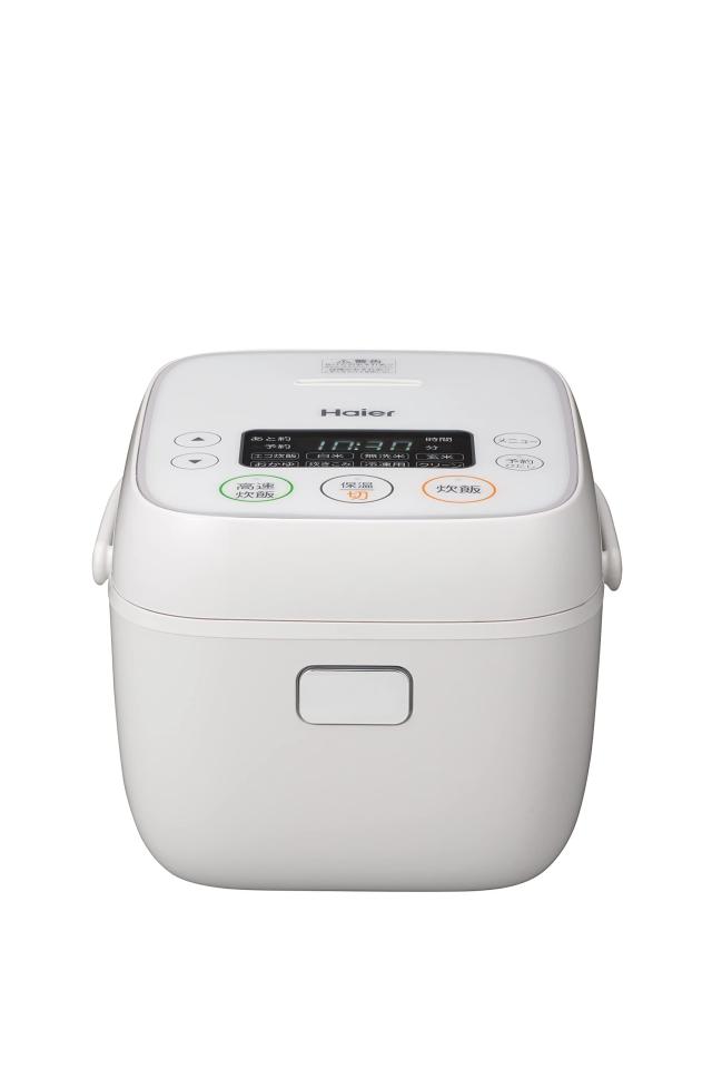 ハイアール(Haier) JJ-M32B 3合炊きマイコンジャー炊飯器 ひとり暮らし 極厚まる釜 予約炊飯タイマー 洗える内ぶた ホワイト