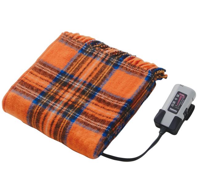 Sugiyama 洗える 電気ひざ掛け 日本製 レギュラーサイズ 82×140？ コントローラーホルダー付き 12時間自動オフタイマー SSW22H22(MG) マ