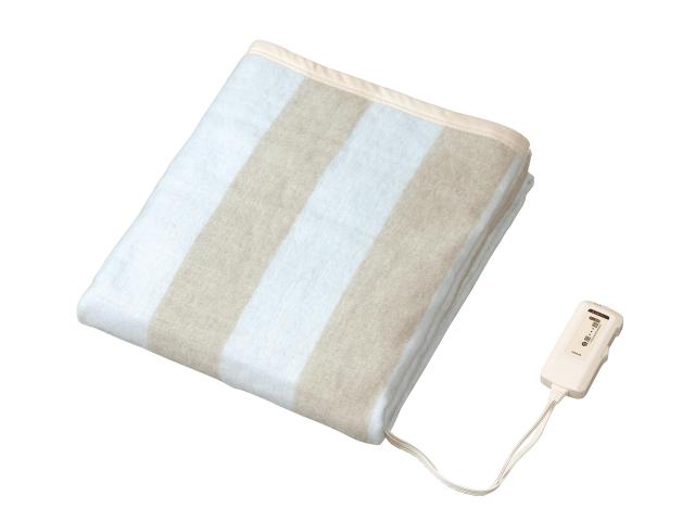 コイズミ 電気毛布 掛敷毛布 電磁波カット 丸洗い可 188×120cm KDK-75236D