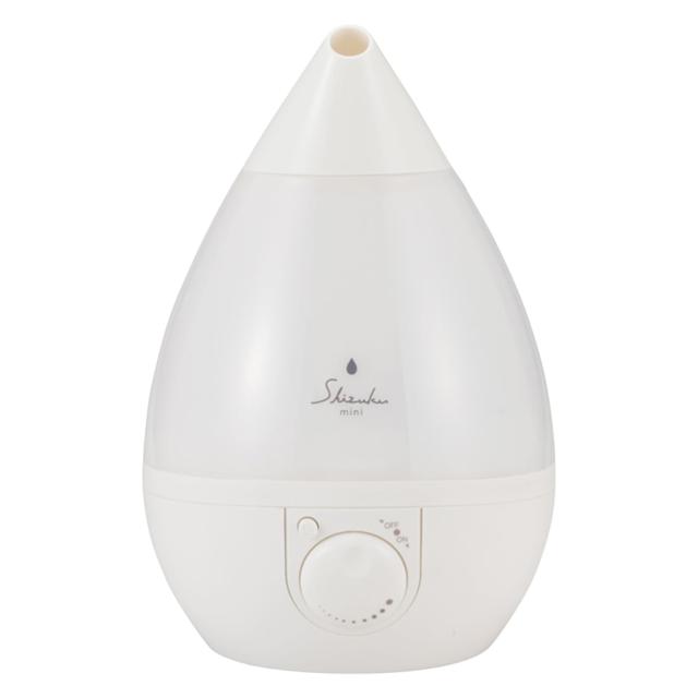 APIX INTL SHIZUKUシリーズ 超音波式アロマ加湿器(mini) 【木造 2~4畳、プレハブ洋室 4~6畳対応】タッチパネル 無段階調節 抗菌カートリ