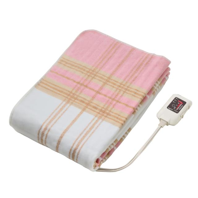 Sugibo(スギボー) 切り忘れ防止タイマー付き 日本製 洗える 電気毛布（大きめサイズ） (ピンク, 180×85cm 敷用ロングタイプ) SB22SL26