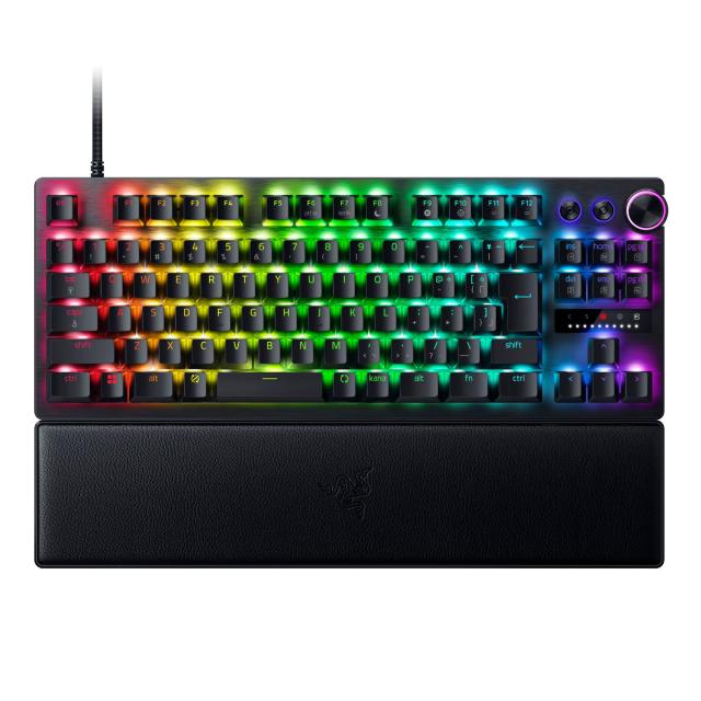 ラピッドトリガー 搭載 Razer レイザー Huntsman V3 Pro Tenkeyless JP 調整可能なアクチュエーション搭載のアナログ ゲーミングキーボー