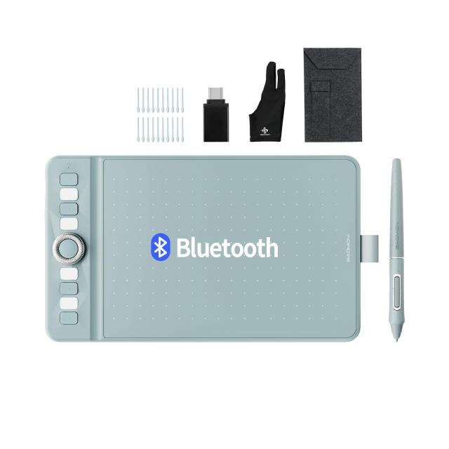 GAOMON ペンタブ 筆圧検知16384レベル 有線・無線両対応 傾き検出機能付き Bluetooth接続対応 Windows/MacOS/Chrome OS/Linux対応 Androi