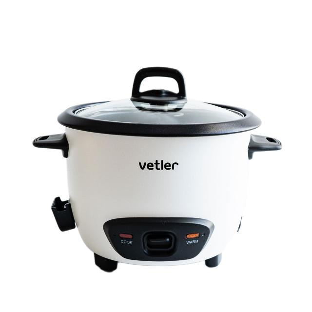 VETLER(ベトラー) 電気鍋 炊飯器 蒸し器 せいろ ゆでたまごメーカー 一人暮らし 1.3L 2合 3合 4合 電気 スチーマー 一人用 二人用 一人鍋