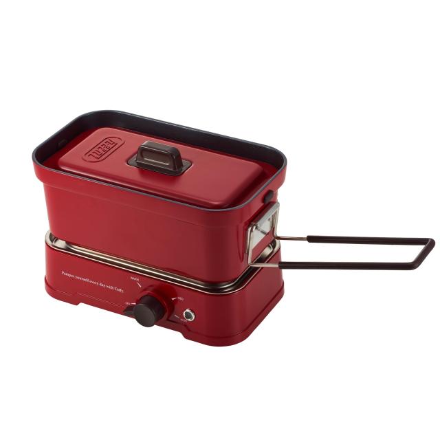 【Toffy/トフィー】 ホットメスティン K-MS1 電気メスティン 直火対応 火力調節 炊飯 焼く 煮る 蒸す 炒める 1L レトロ おしゃれ K-MS1 (