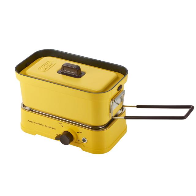 【Toffy/トフィー】 ホットメスティン K-MS1 電気メスティン 直火対応 火力調節 炊飯 焼く 煮る 蒸す 炒める 1L レトロ おしゃれ K-MS1 (