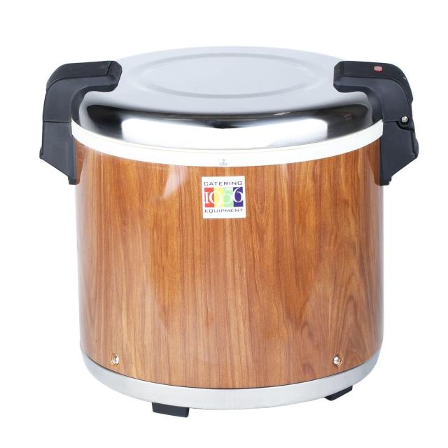 Thunder Group 保温ジャー 4.4升 8L 電子ジャー 保温専用 ご飯 フッ素加工 木目調 業務用 SEJ21000JJ