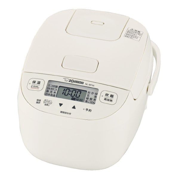 象印マホービン 炊飯器 3合 ソフトホワイト NL-BF05-WZ