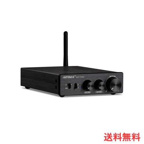 AIYIMA A07 PRO デスクトップアンプ TPA3255+QCC304X+N5532*5 Bluetooth 5.2 apt-x hd 300W*2 パワーアンプ Hifi AUDIO デスクトップアン