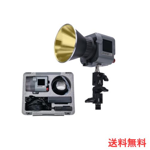 「Aputure」Aputure Amaran COB 60X-Sモデル 超軽量小型 撮影ライト 65W CRI？96 TLCI？96、色温度2700K~6500K 1m@37775（Vlogger/インタビ