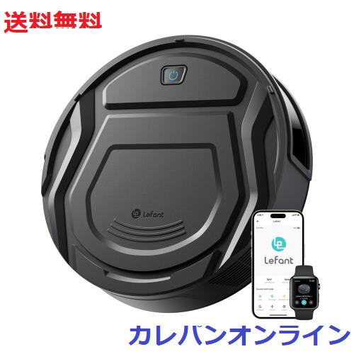 Lefant M210 Pro+ ロボット掃除機｜3000pa吸引 200分長寿命＆スマート避障｜ワンタッチ起動・スマホ対応・音声対応｜コンパクト設計-髪の