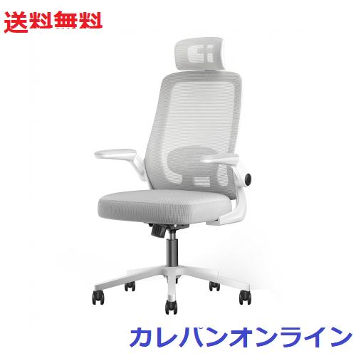 オフィスチェア デスクチェア ゲーミングチェア 腰サポート可動式ランバー 跳ね上げ式アームレスト 2Dヘッドレスト 30°ロッキング 通気 7,190円