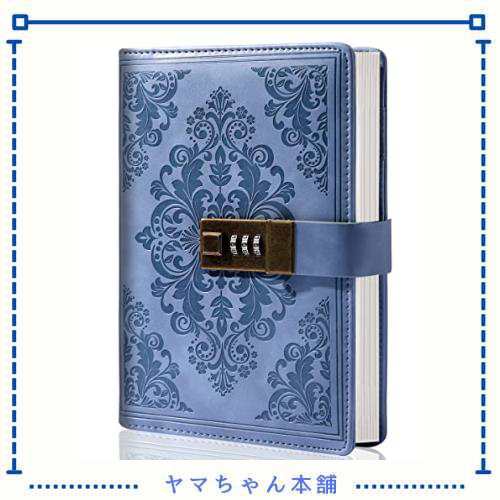 日記帳 鍵付き アンティーク 鍵付き日記帳 詰め替え可能 鍵付きノート