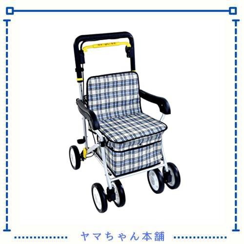 ケア・ペアレント (Care-Parent) シルバーカー アルミ製 折りたたみ 軽量 手押し車 老人用 高齢者 押し車 おしゃれ 座れる 座面付 ブレーの通販は