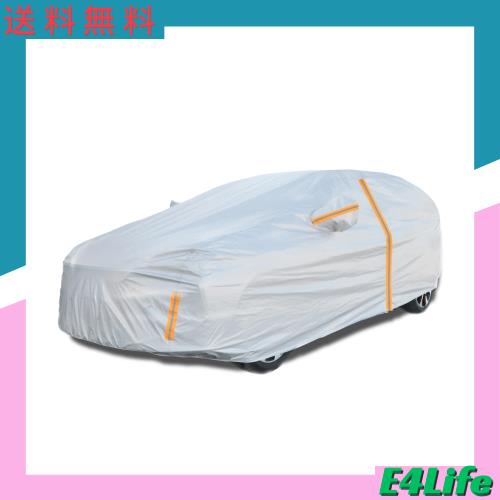 NUOMAN 車 カバー SUV カーカバー ボディカバー 裏起毛 耐強風 防水 雪対策 5層構造 サイドのジッパー 防風防輻射紫外線防塵 黄砂対策 ミの通販は 5,309円