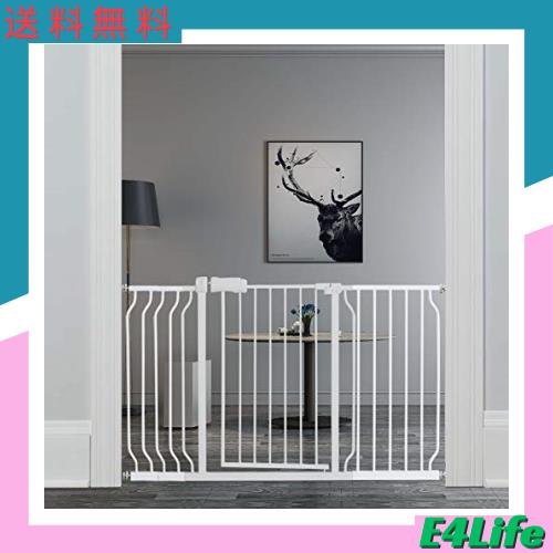 エルフ ベビー(Fairy Baby)ベビーゲート 階段上 ペットゲート ベビーフェンス 適用幅61-266cm ビデオ付き 突っ張り式 オートクローズ機能の通販は