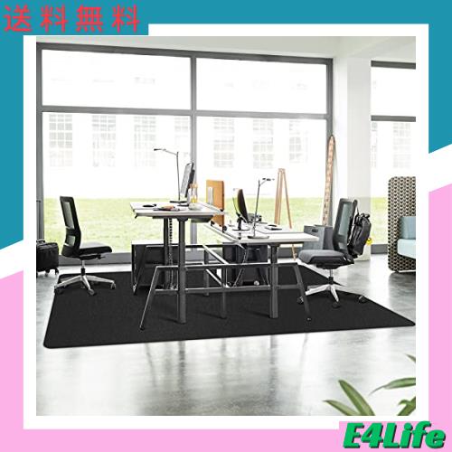 デスクごとチェアマット ゲーミングチェアマット ダイニングマット 床保護マット SALLOUS 超大判 特大サイズ180×240cm PVC 抗菌 防カビ の通販は