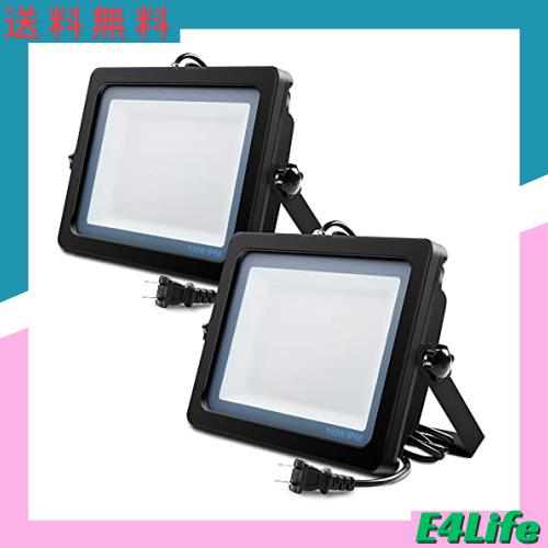 〈最新型〉自動防眩機能？通気性能？極薄型？軽量？LED投光器？100W？昼光色6000K？高輝度LEDチップ搭載？11000LM？160°広角照明？広範の通販は 12,696円