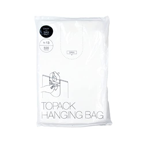 オザックス 片手で簡単!半透明ポリ袋 トパック ハンギングバッグ13号 500枚入り(12束入りケース販売)の通販は