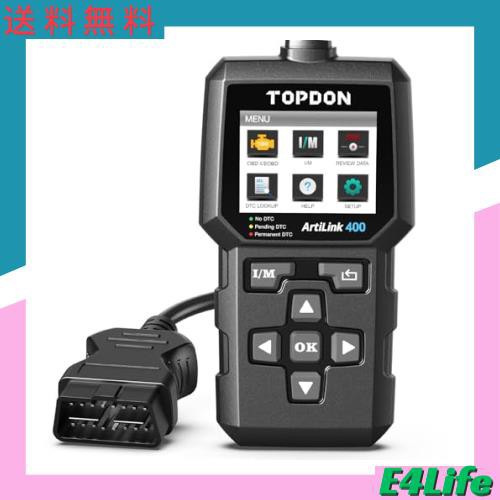 TOPDON AL400 obd2 診断機 日本語 車 故障診断機 トヨタ bmw ベンツテスター スキャンツール エンジン警告灯消し  車検排ガス検査の通販はau PAY マーケット - Ｅ４Ｌｉｆｅ | au PAY マーケット－通販サイト