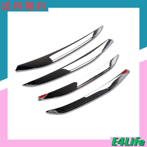 RUIQ メルセデス ベンツ 新型 Cクラス W206 2021年~ 専用 外装 クロームメッキフロントフォグ ランプ ガーニッシュ ベゼル カバー Mercedの通販は