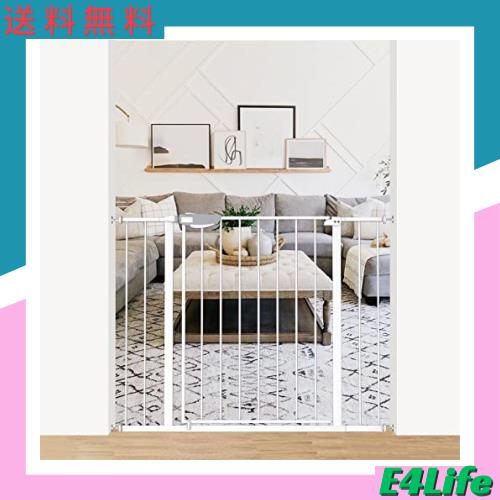 TSAYAWA ベビーゲート 三重ロック 高さ92cm 突っ張り式 拡張フレーム付き オートクローズ機能 赤ちゃん ベビーゲート 階段上 自動ロック の通販は