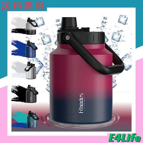 キャンプジャグ(R Rhodes) 水筒 2リットル スポーツボトル 水筒 1.5リットル 大容量 炭酸 水筒 直飲み 注ぎ飲み ダブル ステンレスボトルの通販は 6,561円