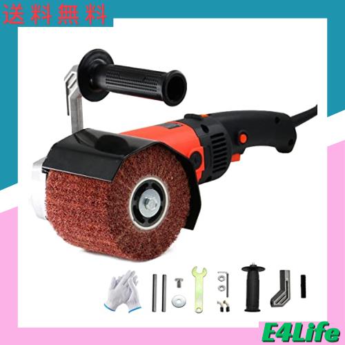 1400Wバニシング研磨機 研磨幅100mm 研磨工具 グラインダー ポリッシャー ステンレス鋼ハンドヘルド研磨機 防じん性能 金属の研磨 バリ取の通販は