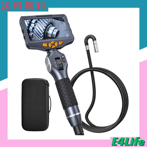 HEBIKAMERA 先端可動 ファイバースコープ 内視鏡カメラ デジタル内視鏡 先端可動式 工業内視鏡 画面共有 32Gカード付き 5イン ファイバースコープiPhone Android対応可能です4方向可動式