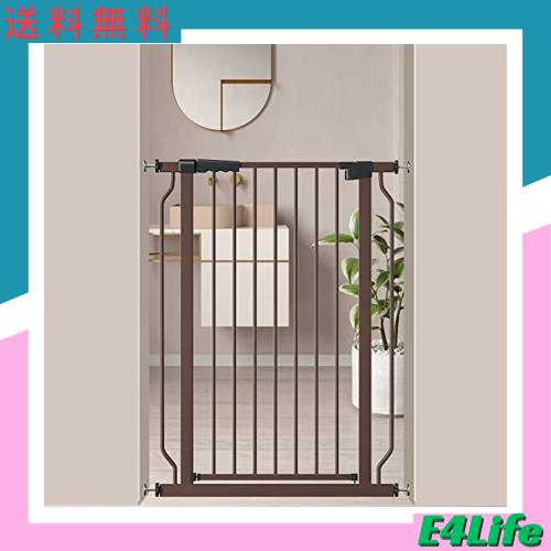 Seogva ベビーゲート ハイタイプ 高さ103cm 拡張フレーム付き 自動ロック 高さ100cm以上つっぱり式 穴開け不要 前後90度開閉 セーフティの通販は