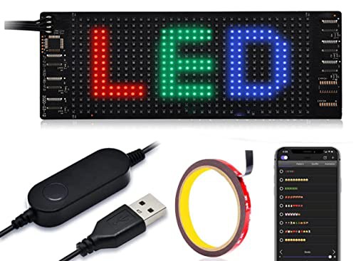 SUBORAWOS LED電光掲示板 柔軟 折りたたみ式 LEDサインボード 多言語？示 USB カラーサイン スクロールメッセージボード  Bluetooth アプの通販はau PAY マーケット - Ｅ４Ｌｉｆｅ | au PAY マーケット－通販サイト