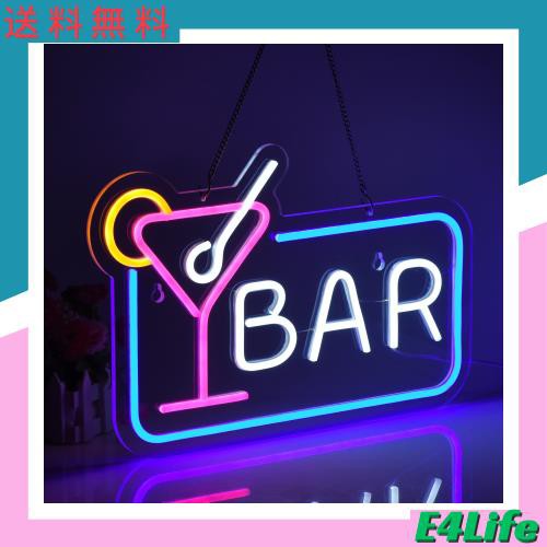 JOMOBUTY BARネオンサイン LED バーネオンライト店看板 店舗インテリア レストラン ライブバー飾り 居酒屋装飾 喫茶店用サイン ネオン管の通販は