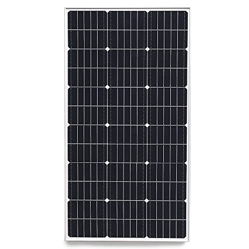 XINPUGUANG 100W ソーラーパネル 12V 軽量 単結晶 高転換率 太陽光パネル 携帯便利 RV キャンピングカー 船舶 テント アウトドア 住宅 防の通販は 12,004円