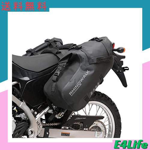 Rhinowalkオートバイのサドルバッグ防水防振モーターサイドバッグショルダーバッグモーターバイクのパニー18L(9L*2)ほとんどの冒険とスポの通販は 17,956円