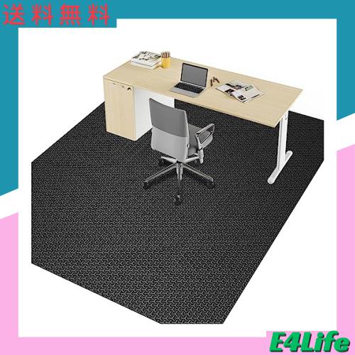 デスクごとチェアマット ゲーミングチェアマット ダイニングマット 床保護マット SALLOUS Y字柄 超大判 特大サイズ180×240cm PVC 抗菌 の通販は