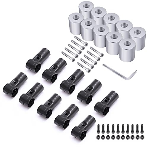 Φ28イレクターパイプ 車用ルーフキャリアバー スペーシアパイプ イレクターパイプ アタッチメント 内六角 取付用アルミ製アタッチメントの通販は