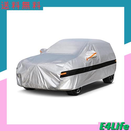 Holthly 10層SUV100%防水しーとカバー、車カバー裏起毛防水通気性防雪防塵防輻射紫外線屋外ボディカバー、ボルボXC60、メルセデス・ベンの通販は 6,651円