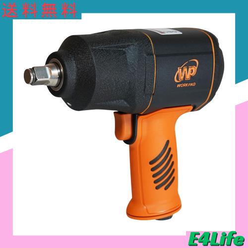 WP WORKPAD エアーインパクトレンチ 高トルク 強力型 1/2DR ツインハンマー搭載 ハイパワー エアーハンマー WP01112の通販は 21,928円