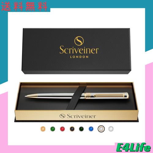 Scriveiner ボールペン 最高級 24金仕上げ シュミット 黒リフィル 最高のボールペンギフトセット 男女 ビジネスマン 役員 オフィスに最適の通販は 5,265円