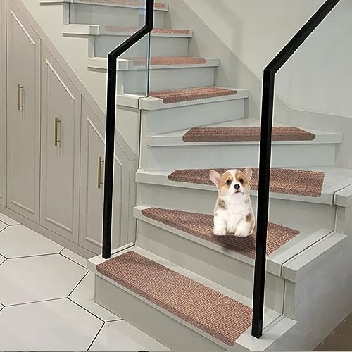 階段 滑り止めマット 折り曲げ付 ずれない 【15枚】大判 約70×22cm 階段滑り止めマット 吸着階段マット 階段用ステップマット 転倒防止 の通販は