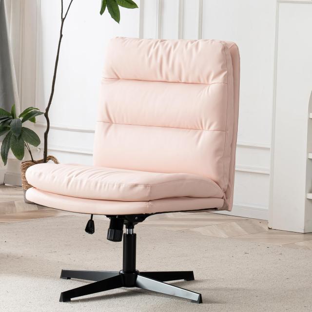 SKYE デスクチェア ハイバック オフィスチェア アームレス パソコンチェア クロスレッグ 椅子 ワイド ホーム オフィス デスクチェア 高さ 18,698円