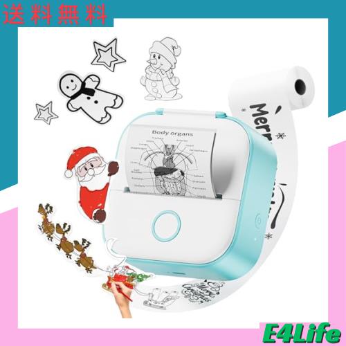 Phomemo T02 スマホ対応 ミニプリンター モバイルプリンター サーマルプリンター ポータブル型 メモプリンター 感熱プリンター 手帳プリの通販は