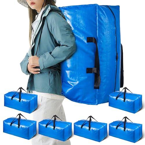 TAILI 大型収納袋 引越しバッグ 大きいバッグ 背負える 持ち手付き 布団収納バッグ 大容量 収納ケース 洋服収納 防塵防水バッグ 特大 折の通販は 6,629円