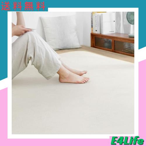 SOMANT ラグ カーペット 夏用ラグマット 絨毯 滑り止め付き 防音 厚手 防ダニ 防臭 素肌にやさしい 北欧風 おしゃれ 抗菌 床保護 転倒をの通販は 5,020円