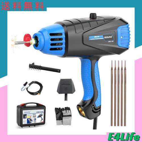 MMA90R-JP-1 AZZUNO 溶接機 100V アーク溶接機 130A ハンドヘルド溶接機 インバーター直流 家庭用 溶接機 家具・雑貨のDIYに大活躍 収納の通販は